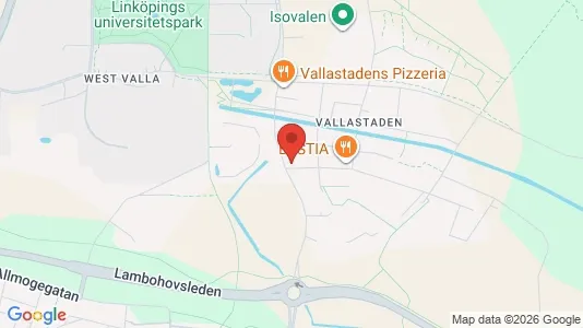 Bostadsrätter till salu i Linköping - kort over placeringen