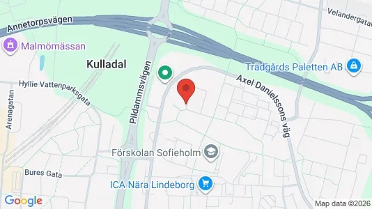 Lägenheter till salu i Fosie - kort over placeringen