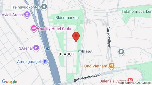 Bostadsrätter till salu i Söderort - kort over placeringen