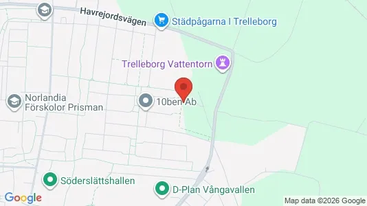 Lägenheter till salu i Trelleborg - kort over placeringen