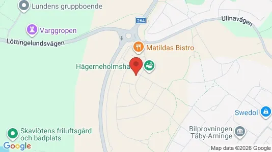 Lägenheter till salu i Danderyd - kort over placeringen
