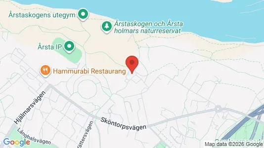 Bostadsrätter till salu i Hammarbyhamnen - kort over placeringen