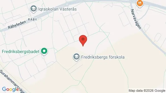 Lägenheter att hyra i Västerås - kort over placeringen