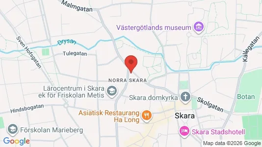 Lägenheter att hyra i Skara - Bild från Google Street View