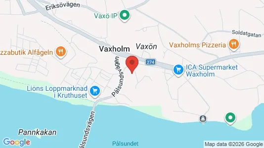 Lägenheter till salu i Vaxholm - kort over placeringen