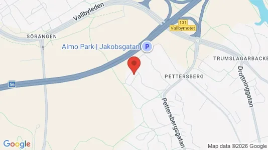 Lägenheter att hyra i Västerås - kort over placeringen