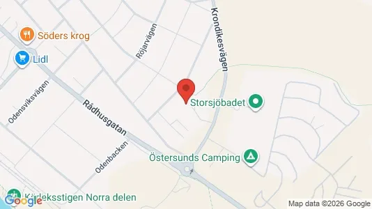 Bostadsrätter till salu i Östersund - Bild från Google Street View