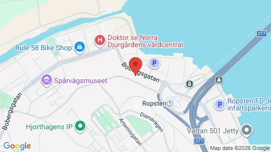 Bostadsrätter till salu i Gärdet/Djurgården - Bild från Google Street View