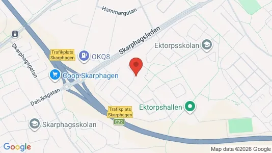 Lägenheter att hyra i Norrköping - kort over placeringen