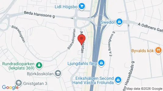 Lägenheter till salu i Askim-Frölunda-Högsbo - Bild från Google Street View