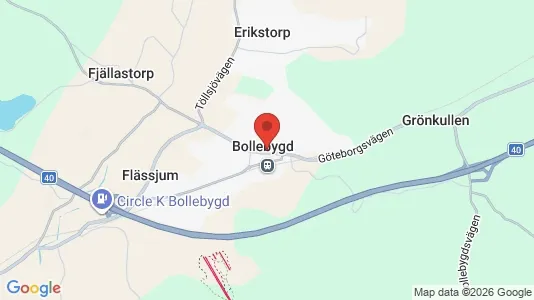 Hus till salu i Bollebygd - Bild från Google Street View