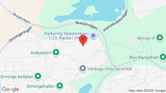 Bostadsrätter till salu i Nacka - Bild från Google Street View