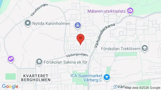 Lägenheter till salu i Söderort - kort over placeringen