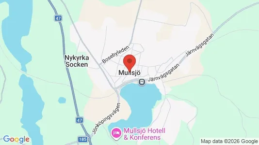 Tomter till salu i Mullsjö - Bild från Google Street View