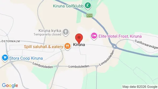 Fritidshus till salu i Kiruna - Bild från Google Street View