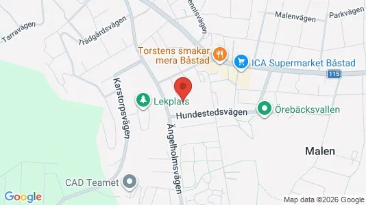 Bostadsrätter till salu i Båstad - Bild från Google Street View
