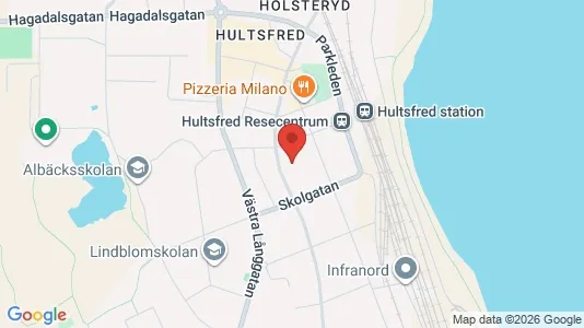 Lägenheter att hyra i Hultsfred - Bild från Google Street View