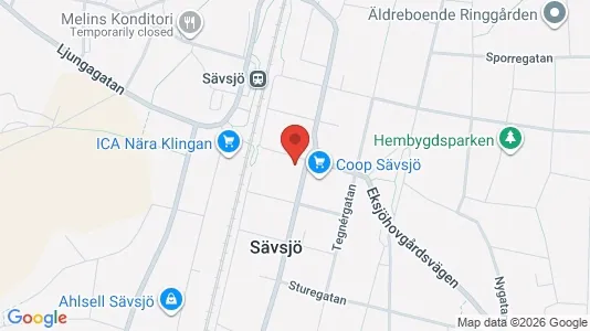 Lägenheter att hyra i Sävsjö - Bild från Google Street View