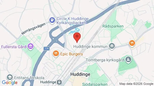 Lägenheter att hyra i Huddinge - Bild från Google Street View