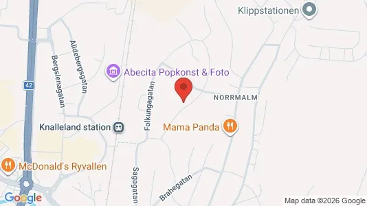 Lägenheter till salu i Borås - kort over placeringen