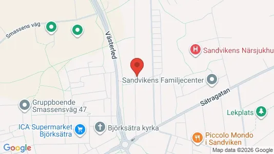 Bostadsrätter till salu i Sandviken - Bild från Google Street View