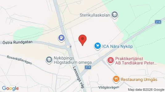Bostadsrätter till salu i Nyköping - Bild från Google Street View