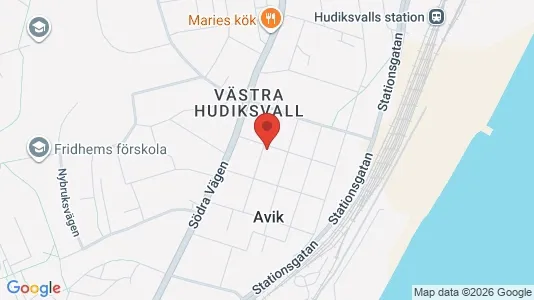 Lägenheter till salu i Hudiksvall - Bild från Google Street View