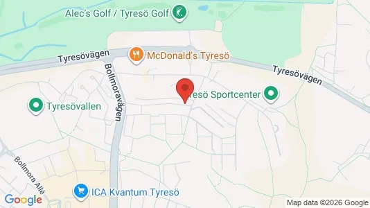 Bostadsrätter till salu i Tyresö - Bild från Google Street View