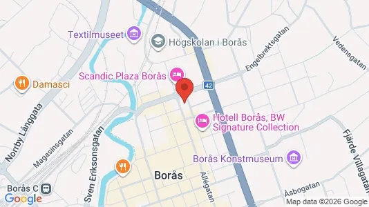Lägenheter att hyra i Borås - Bild från Google Street View