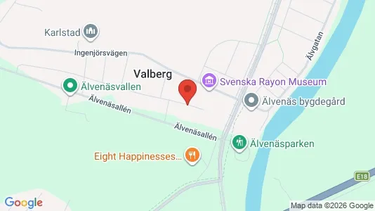 Bostadsrätter till salu i Karlstad - kort over placeringen