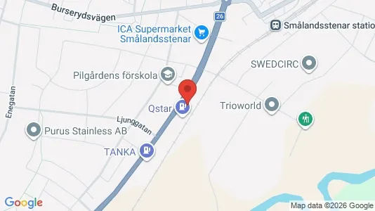 Lägenheter till salu i Gislaved - kort over placeringen