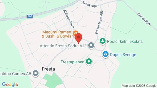Bostadsrätter till salu i Upplands Väsby - kort over placeringen