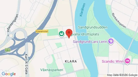 Bostadsrätter till salu i Karlstad - kort over placeringen