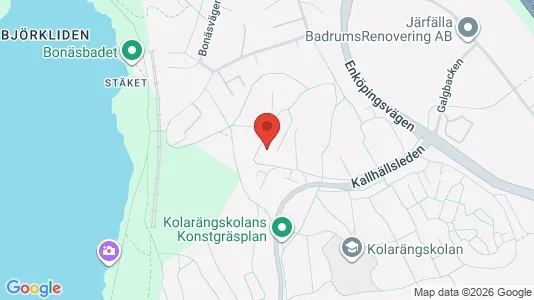Bostadsrätter till salu i Järfälla - kort over placeringen