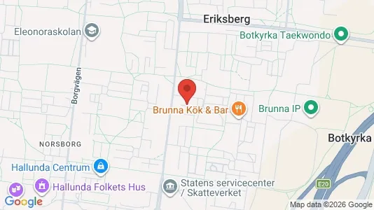 Bostadsrätter till salu i Botkyrka - kort over placeringen