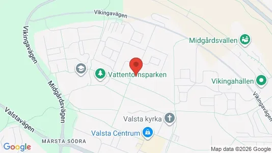 Bostadsrätter till salu i Sigtuna - kort over placeringen