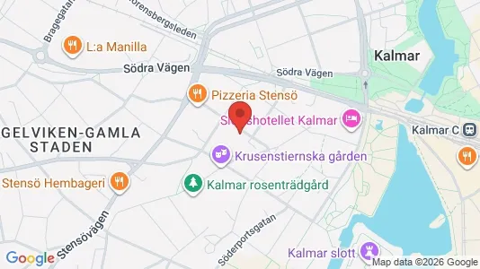 Lägenheter till salu i Kalmar - kort over placeringen
