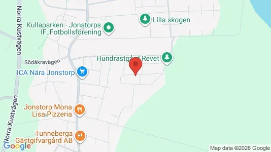 Lägenheter till salu i Höganäs - kort over placeringen