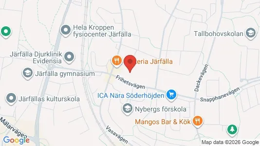 Lägenheter till salu i Järfälla - kort over placeringen