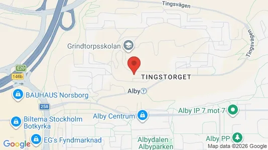 Lägenheter till salu i Botkyrka - kort over placeringen