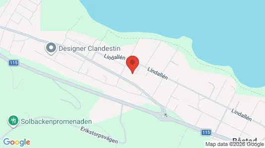 Lägenheter till salu i Båstad - kort over placeringen