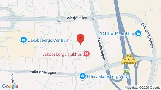 Bostadsrätter till salu i Järfälla - kort over placeringen