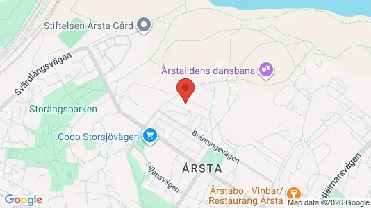 Bostadsrätter till salu i Hammarbyhamnen - kort over placeringen