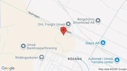 Lägenheter till salu i Umeå - kort over placeringen