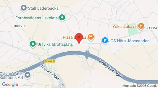 Lägenheter till salu i Sundbyberg - kort over placeringen