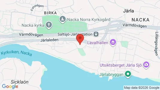 Lägenheter till salu i Nacka - kort over placeringen
