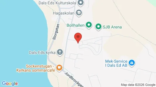 Bostadsrätter till salu i Dals-Ed - kort over placeringen