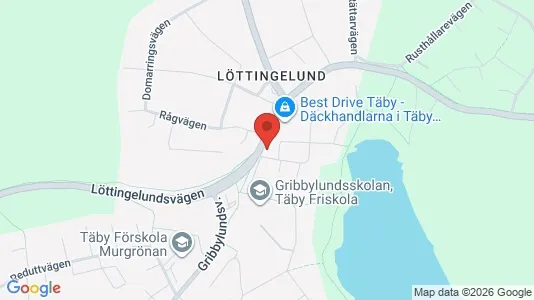 Lägenheter till salu i Täby - kort over placeringen