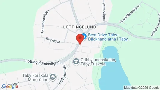 Lägenheter till salu i Täby - kort over placeringen
