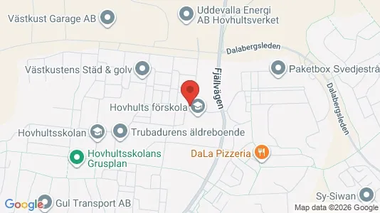 Bostadsrätter till salu i Uddevalla - kort over placeringen